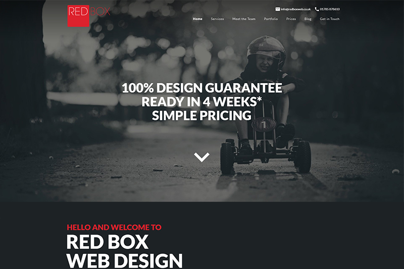 Red Box web design Staffordshire