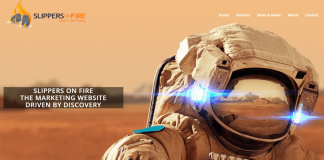 Slippers On Fire Marketing Website Slippers On Fire marketing website