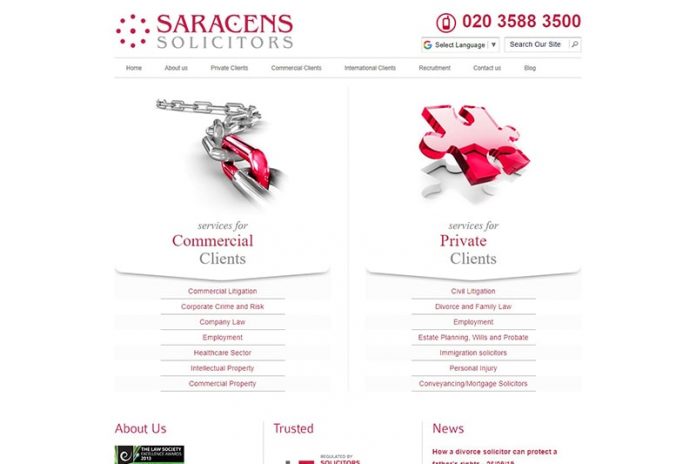 Solicitors London Saracens Solicitors in London UK